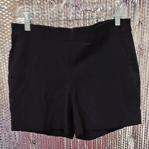 White House Black Market High Waist Black Shorts 5" Inseam